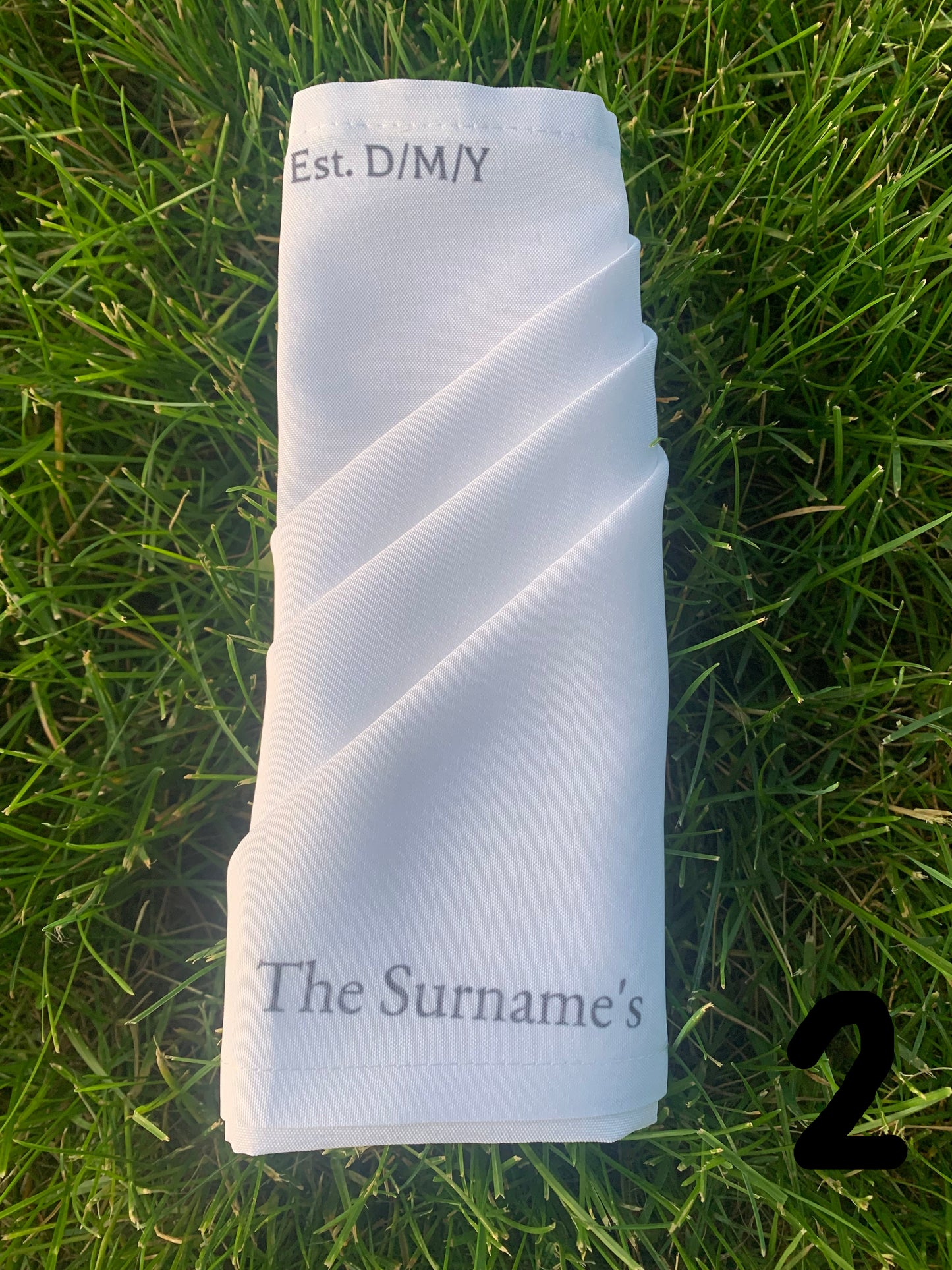 Wedding napkins