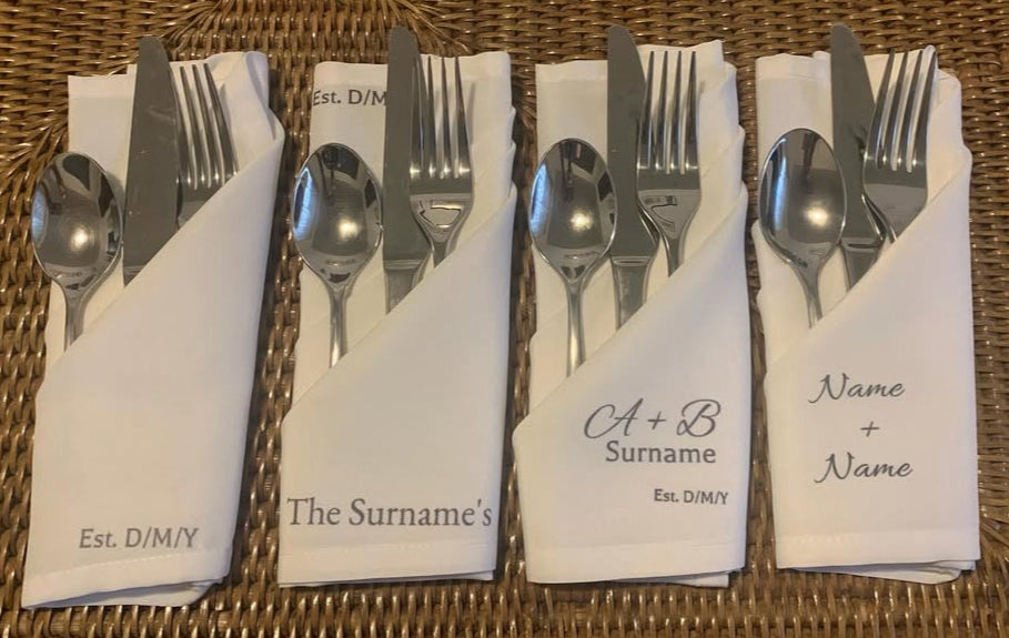 Wedding napkins
