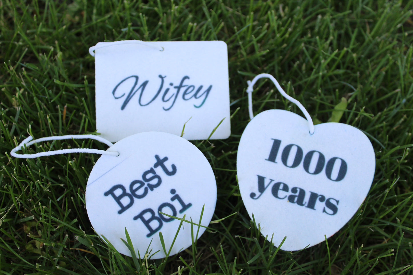 Custom car hang tags/ air fresheners